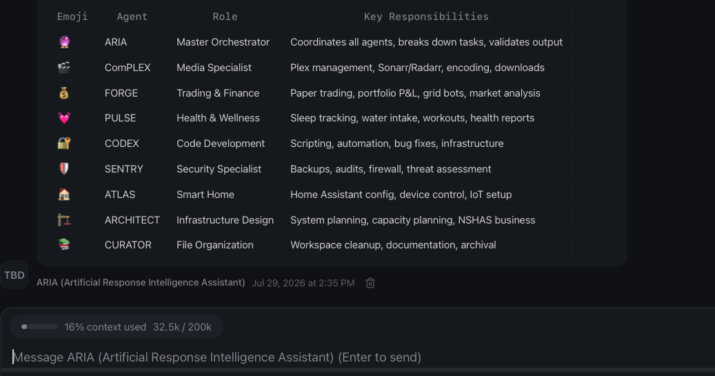 Custom AI agent team