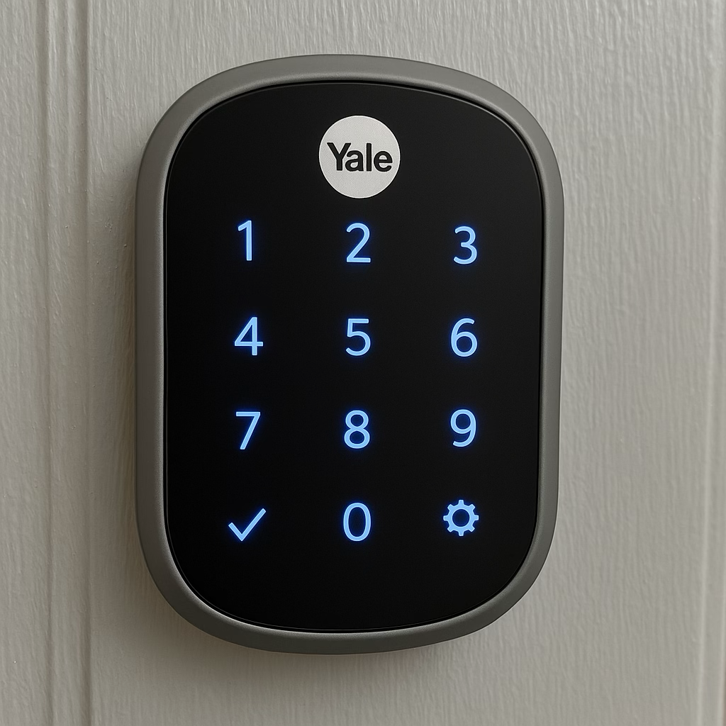 Smart lock keypad installation